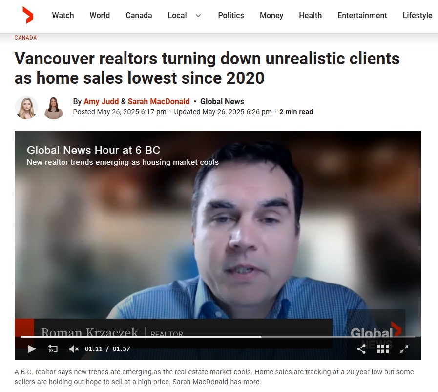 Vancouver realtors turning down unrealistic clients as home sales lowest since 2020